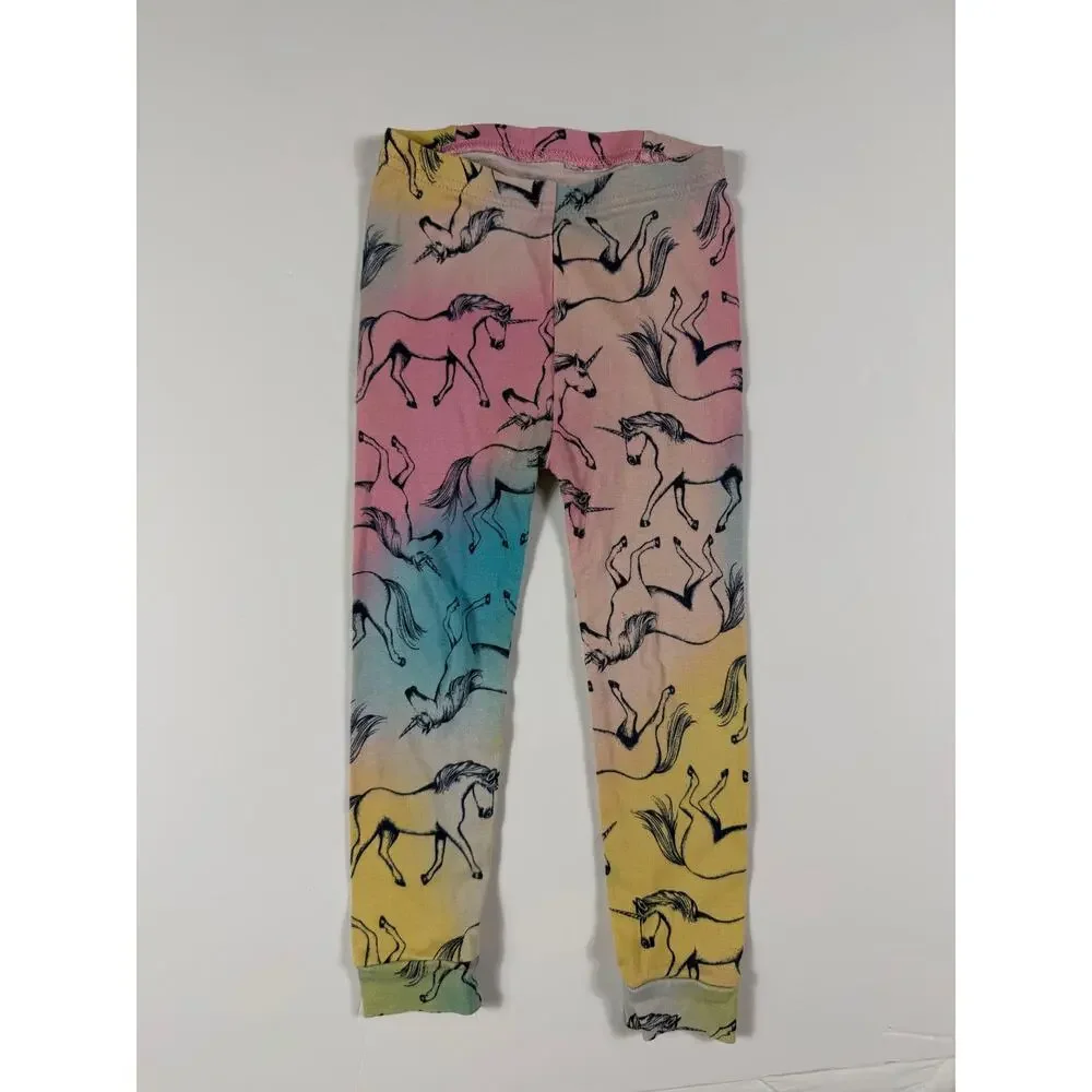 Baby Gap Disney Ariel Pajama Top & Baby Gap Unicorn Pajama Pants Bundle 3 Years